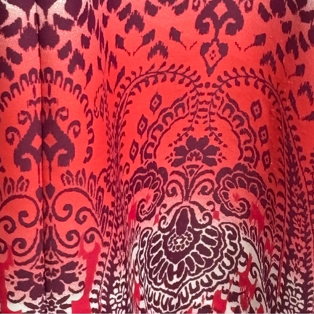 Athleta Swim Dress Shorebreak Grenadine Bombay Print Sml Racerback Built-In Bra - Picture 10 of 14